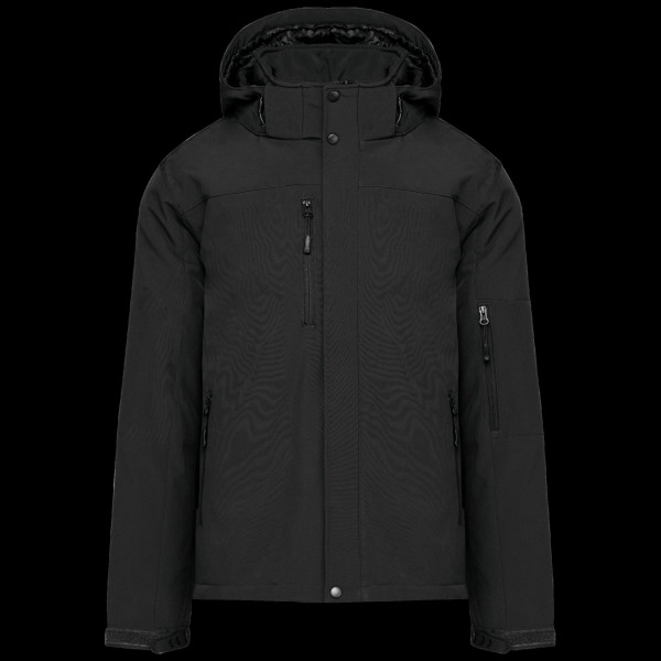 Parka softshell doublée personnalisable à capuche pour homme – Vêtement d’entreprise B2B – BCM Goodies