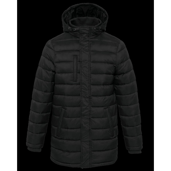 Parka doudoune légère à capuche homme personnalisable – Vêtement d’entreprise pour communication et fidélisation