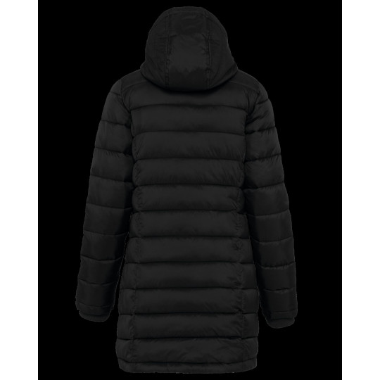 Parka doudoune légère à capuche femme personnalisable – Textile d’entreprise pour communication et dotation collaborateurs