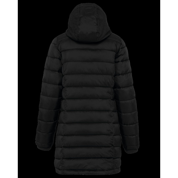 Parka doudoune légère à capuche femme personnalisable – Textile d’entreprise pour communication et dotation collaborateurs