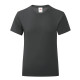 T-shirt fille iconic 150 T personnalisable | Support textile communication d’entreprise – BCM Goodies