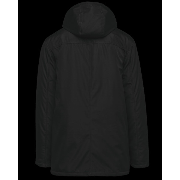 Parka homme personnalisable avec capuche amovible – Textile corporate pour entreprises et associations