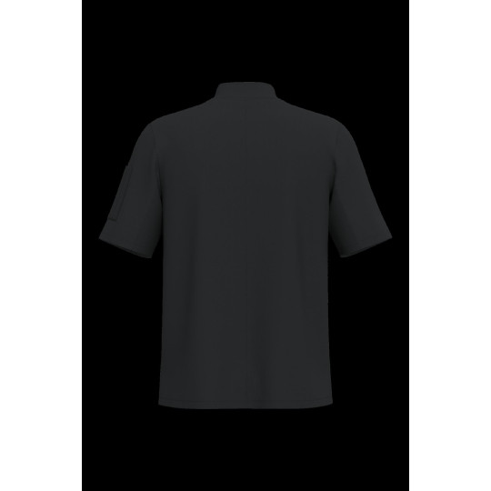 Veste de cuisine écoresponsable unisexe manches courtes personnalisable pour entreprises – BCM Goodies