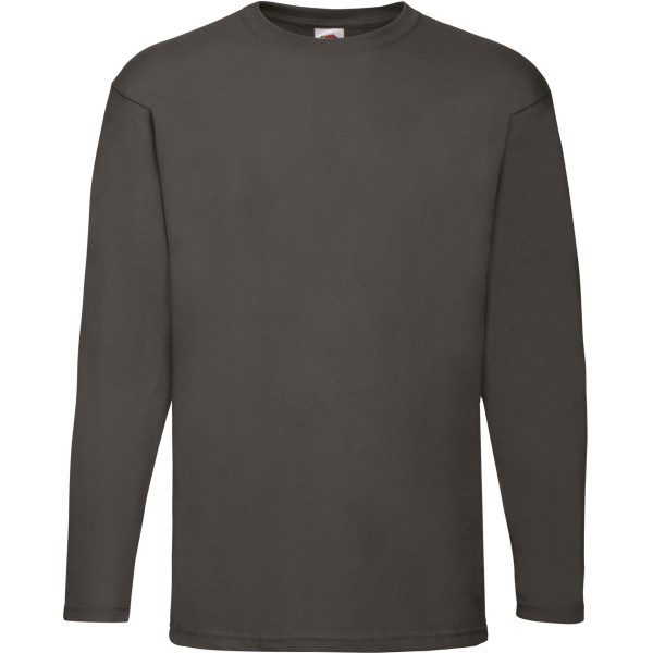 T-shirt homme manches longues personnalisable Valueweight 100% coton pour communication d’entreprise – BCM Goodies