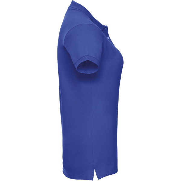 Polo Stretch Femme personnalisable – Textile d’entreprise pour communication B2B et onboarding