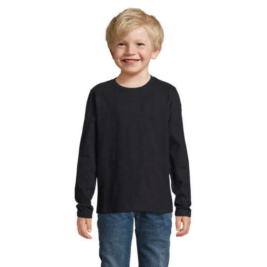 Tee-shirt enfant à manches longues SOL'S IMPERIAL LSL KIDS en coton pour événements et cadeaux - BCM Goodies