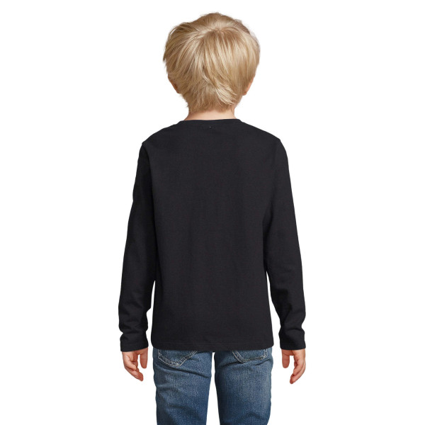 Tee-shirt enfant à manches longues SOL'S IMPERIAL LSL KIDS en coton pour événements et cadeaux - BCM Goodies