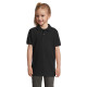 Polo enfant en coton peigné SOL'S PERFECT KIDS - Gris chiné - Maille piquée de qualité supérieure