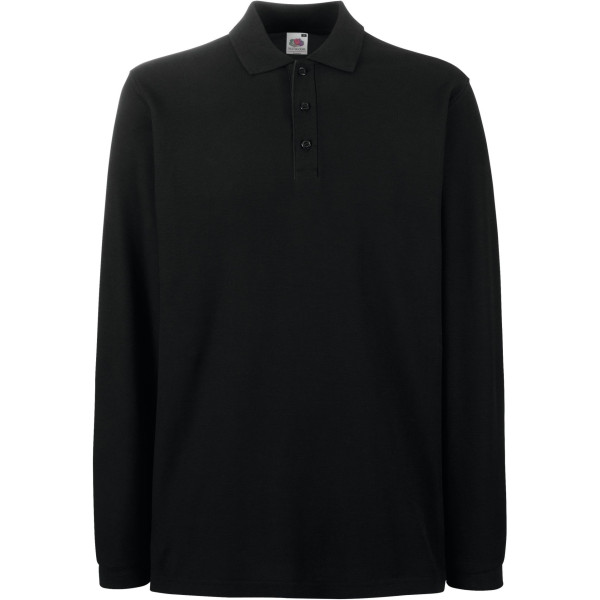 Polo manches longues Premium 100% coton personnalisable pour entreprises – BCM Goodies
