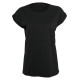 T-shirt manches à revers femme
