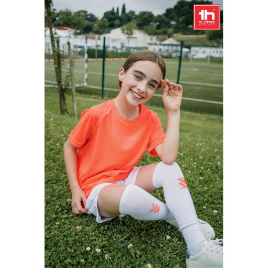 Chaussettes de sport mi-mollet pour enfants personnalisables - THC RUN KIDS WH. - BCM Goodies