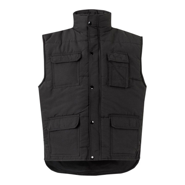 Gilet rembourré multipoches en polyester personnalisable - BCM Goodies