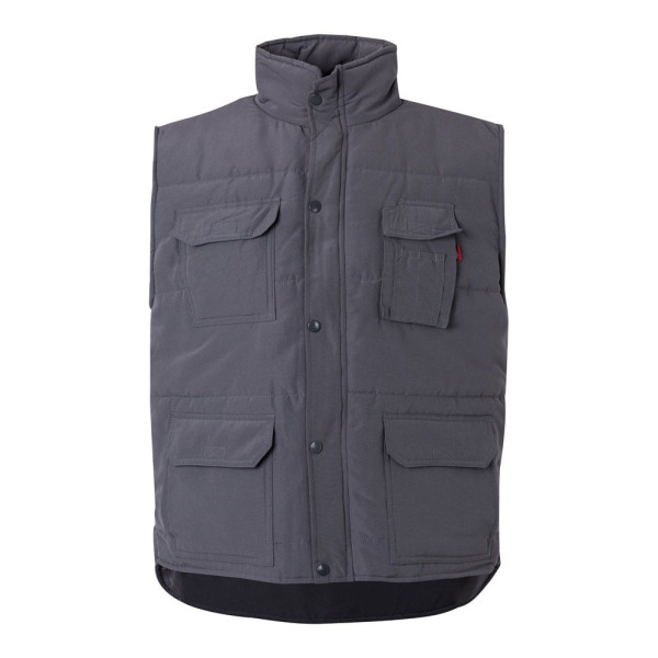 Gilet rembourré multipoches en polyester personnalisable - BCM Goodies