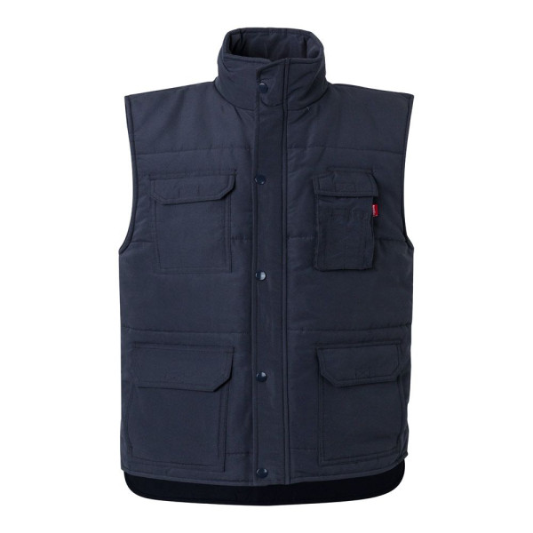 Gilet rembourré multipoches en polyester personnalisable - BCM Goodies