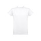 T-shirt homme en coton tubulaire blanc THC LUANDA WH - BCM Goodies