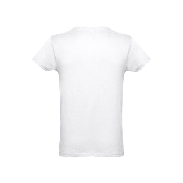 T-shirt homme en coton tubulaire blanc THC LUANDA WH - BCM Goodies