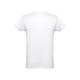 T-shirt homme en coton tubulaire blanc THC LUANDA WH - BCM Goodies