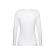 T-shirt à manches longues ceinturé pour femmes THC BUCHAREST WOMEN WH. - Personnalisable pour vos événements B2B | BCM Goodies