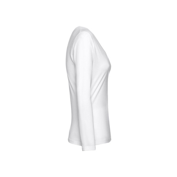 T-shirt à manches longues ceinturé pour femmes THC BUCHAREST WOMEN WH. - Personnalisable pour vos événements B2B | BCM Goodies