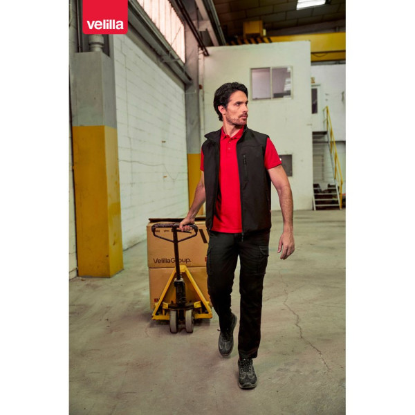 Gilet soft shell personnalisable VL VARUNA - Polyester et élasthanne - Doublure polaire - Idéal pour événements B2B