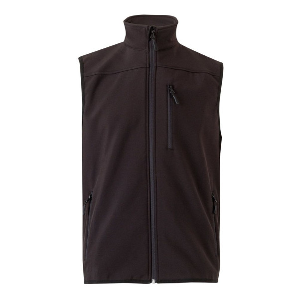 Gilet soft shell personnalisable VL VARUNA - Polyester et élasthanne - Doublure polaire - Idéal pour événements B2B
