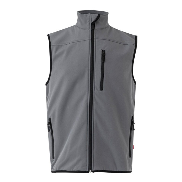 Gilet soft shell personnalisable VL VARUNA - Polyester et élasthanne - Doublure polaire - Idéal pour événements B2B