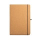 Bloc-notes A5 MATISSE avec couverture rigide en cuir (70% recyclé) - Personnalisable pour événements d'entreprise