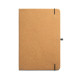 Bloc-notes A5 MATISSE avec couverture rigide en cuir (70% recyclé) - Personnalisable pour événements d'entreprise