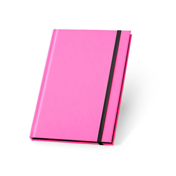 Bloc-notes personnalisable A5 en PU fluorescent avec pages lignées - WATTERS