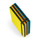 Bloc-notes personnalisable A5 en PU fluorescent avec pages lignées - WATTERS