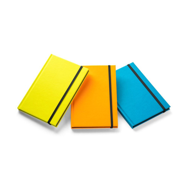 Bloc-notes personnalisable A5 en PU fluorescent avec pages lignées - WATTERS