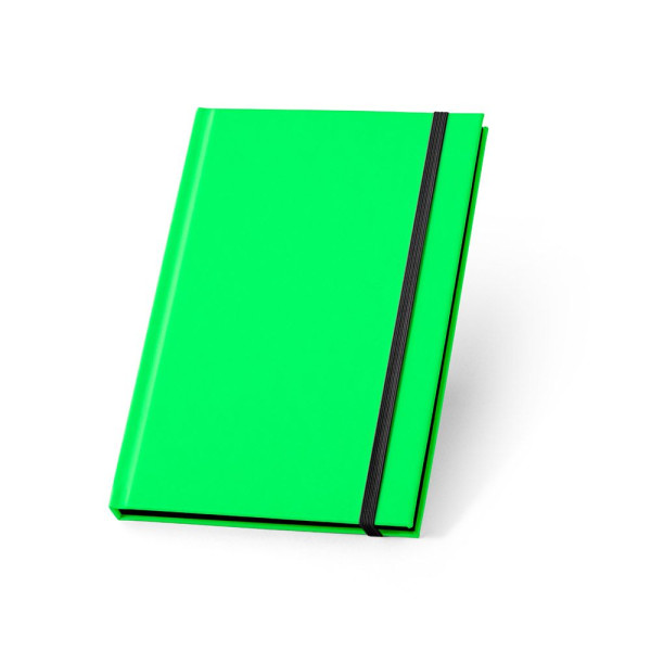 Bloc-notes personnalisable A5 en PU fluorescent avec pages lignées - WATTERS