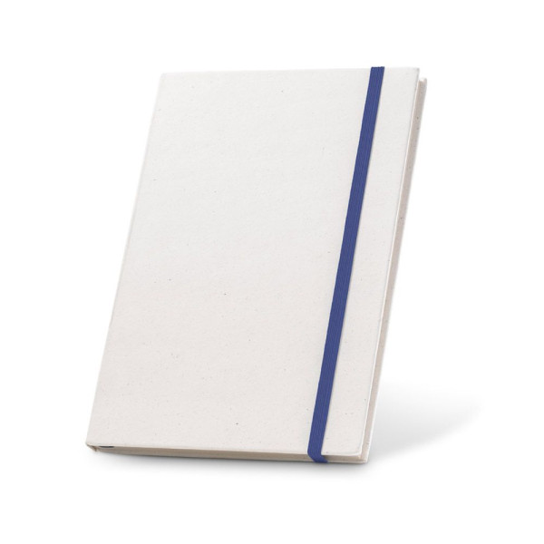 Bloc-notes A5 MILKY avec couverture rigide en papier recyclé - Personnalisable pour vos besoins en objets publicitaires B2B