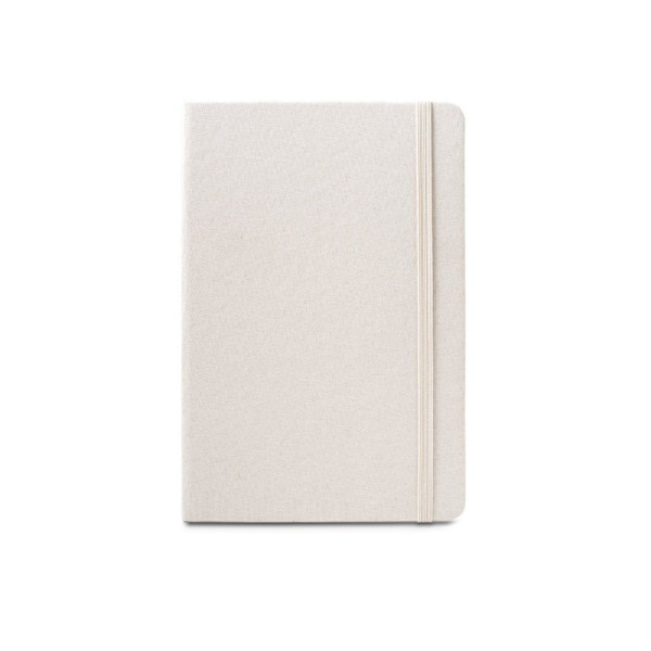 Bloc-notes A5 en polyester recyclé personnalisable - BCM Goodies