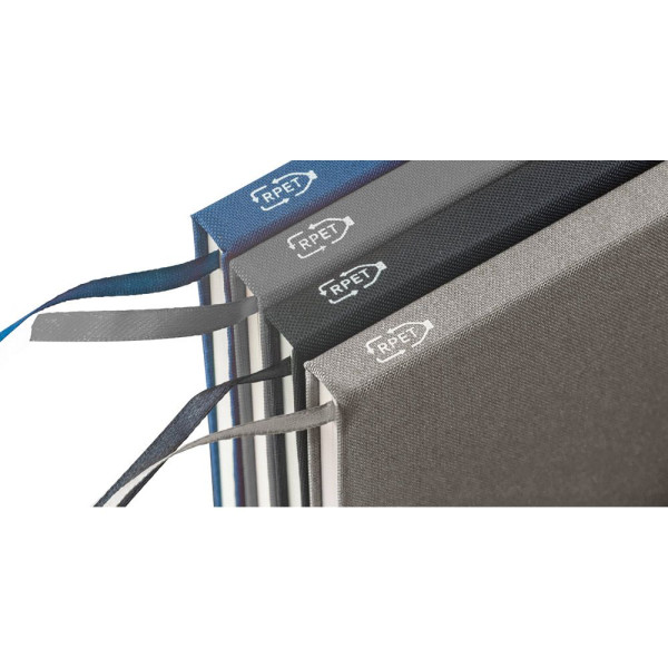 Bloc-notes A5 en polyester recyclé personnalisable - BCM Goodies