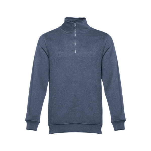 Sweat-shirt col zippé unisexe THC BUDAPEST - Fiche produit - BCM Goodies