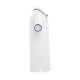 Polo en coton bicolore pour homme THC ROME WH - Polo publicitaire blanc personnalisable pour entreprise