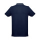 Polo bicolore en coton pour hommes THC ROME - Personnalisation avec logo - BCM Goodies