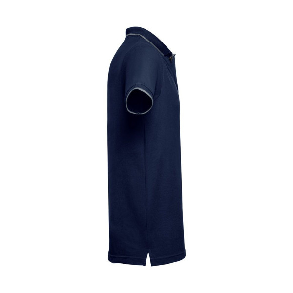 Polo bicolore en coton pour hommes THC ROME - Personnalisation avec logo - BCM Goodies
