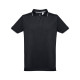 Polo bicolore en coton pour hommes THC ROME - Personnalisation avec logo - BCM Goodies