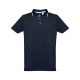 Polo bicolore en coton pour hommes THC ROME - Personnalisation avec logo - BCM Goodies