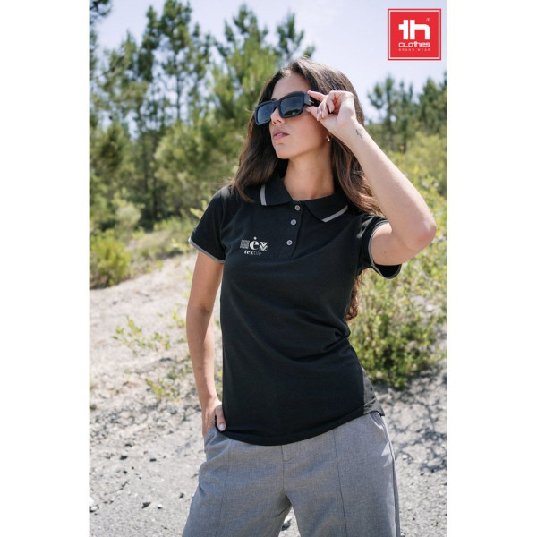 Polo slim fit THC ROME WOMEN personnalisable pour entreprise - BCM Goodies