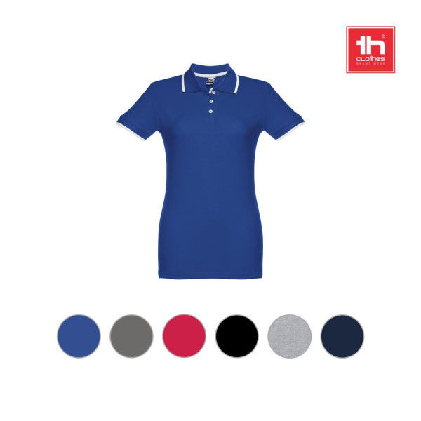 Polo slim fit THC ROME WOMEN personnalisable pour entreprise - BCM Goodies