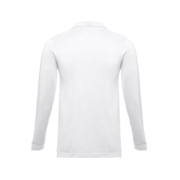 Polo en coton à manches longues pour hommes THC BERN WH - BCM Goodies