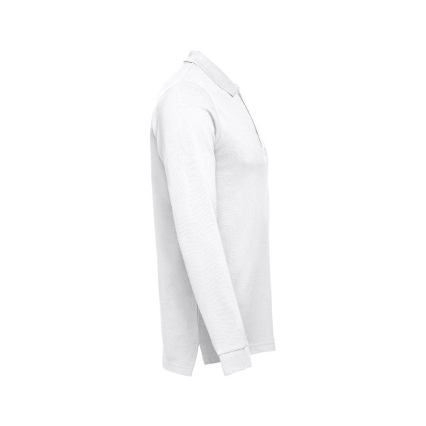 Polo en coton à manches longues pour hommes THC BERN WH - BCM Goodies