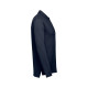 Polo THC BERN à manches longues en coton cardé pour hommes - Personnalisable pour entreprise - Qualité et confort - BCM Goodies