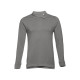 Polo THC BERN à manches longues en coton cardé pour hommes - Personnalisable pour entreprise - Qualité et confort - BCM Goodies