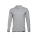 Polo THC BERN à manches longues en coton cardé pour hommes - Personnalisable pour entreprise - Qualité et confort - BCM Goodies
