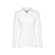 Polo à manches longues pour femmes en coton cardé THC BERN WOMEN WH. - BCM Goodies