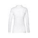 Polo à manches longues pour femmes en coton cardé THC BERN WOMEN WH. - BCM Goodies